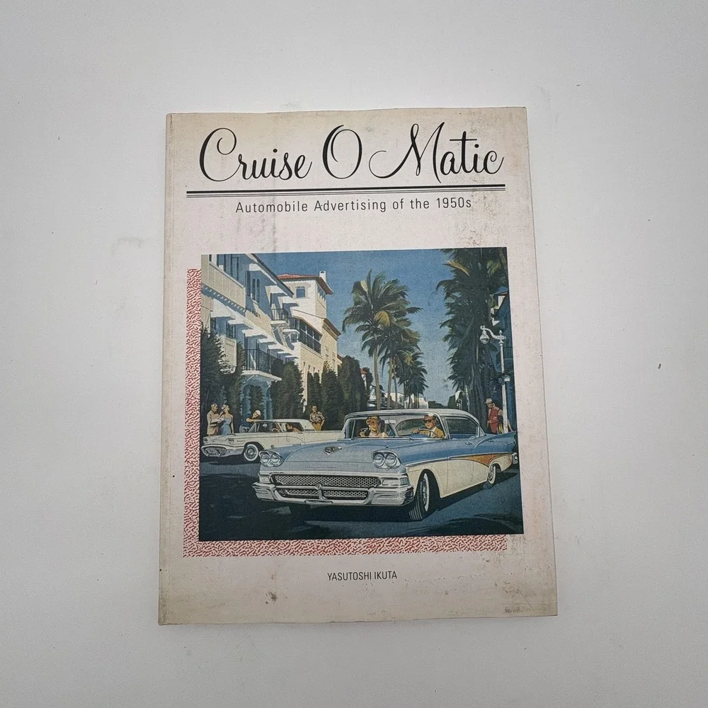 Cruise O Matic Auto Advertising‎ 1950s Ikuta Chronicle White PB USA Classic Cars